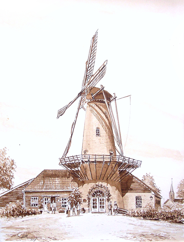You are currently viewing Windmolen in sepia