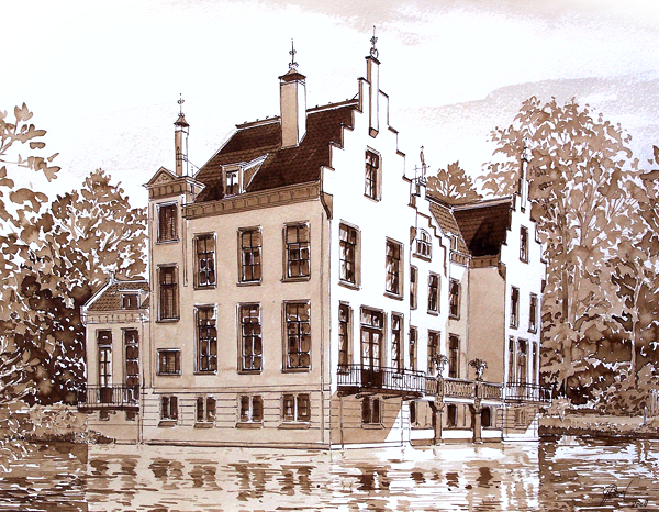 You are currently viewing Kasteel aquarel